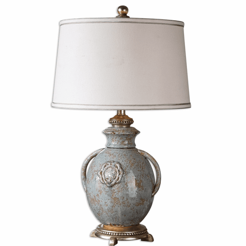 Uttermost Cancello Blue Glaze Lamp - 26483