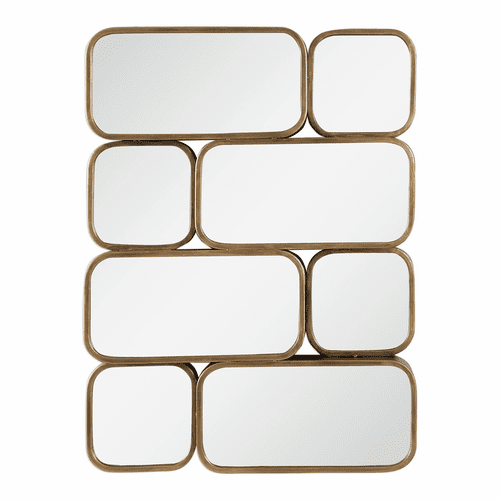 Uttermost Canute Modern Gold Mirror - 09437