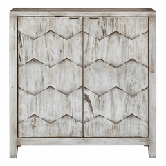 Uttermost Catori Smoked Ivory Console Cabinet - 25862