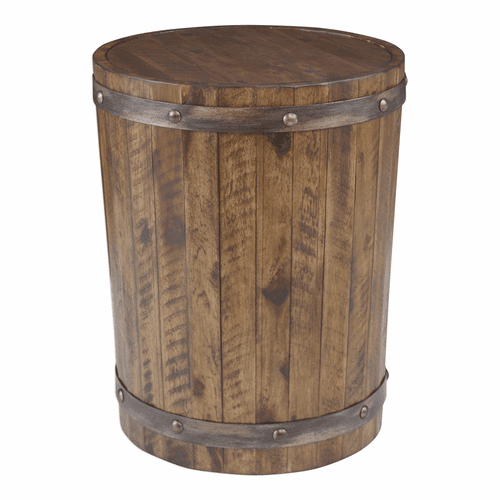 Uttermost Ceylon Wine Barrel Accent Table - 25327