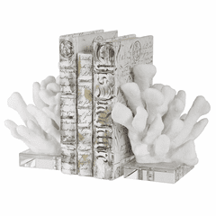 Uttermost Charbel White Bookends, Set/2 - 17549 Uttermost Charbel White Bookends, Set/2 - 17549