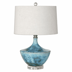 Uttermost Chasida Blue Ceramic Lamp - 27059-1 Uttermost Chasida Blue Ceramic Lamp - 27059-1