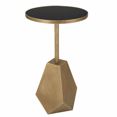 Uttermost Comet Geometric Accent Table - Bronze - 25211