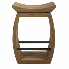 Uttermost Connor Modern Wood Counter Stool - 24988