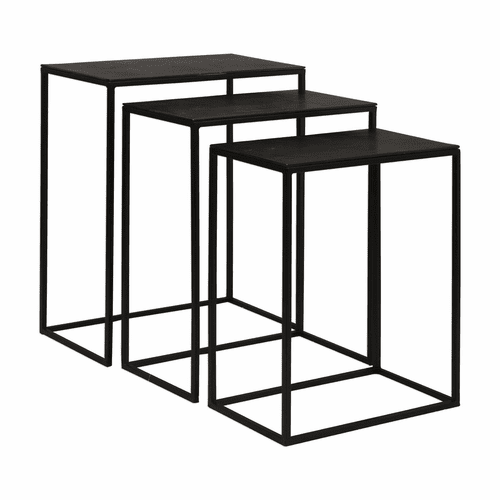 Uttermost Coreene Iron Nesting Tables Set Of 3 - 25040