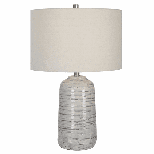 Uttermost Cyclone Table Lamp - Ivory - 30069-1