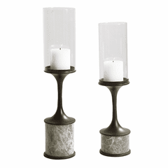 Uttermost Deane Marble Candleholders Set Of 2 - 17882