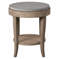 Uttermost Deka Round Accent Table - 25909
