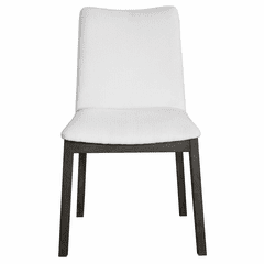 Uttermost Delano White Armless Chair S/2 - 23586-2