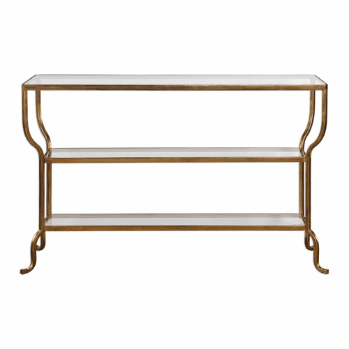 Uttermost Deline Gold Console Table - 24668