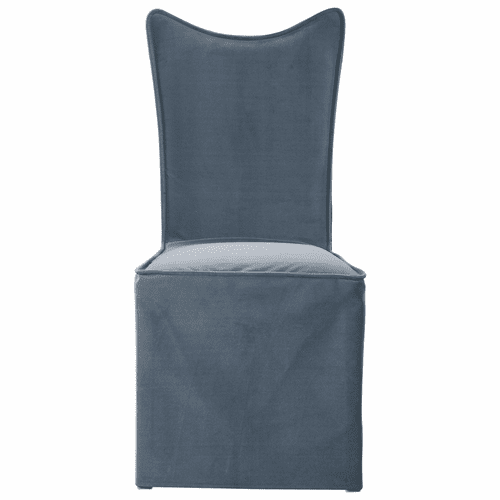 Uttermost Delroy Armless Chair, Gray, Set Of 2 - 23577-2