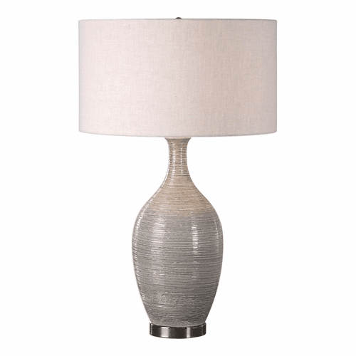Uttermost Dinah Gray Textured Table Lamp - 27518