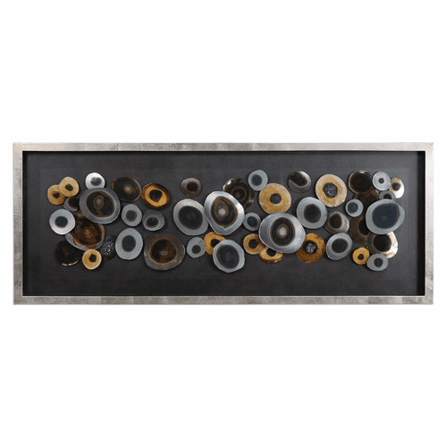 Uttermost Discs Silver Shadow Box - 04058