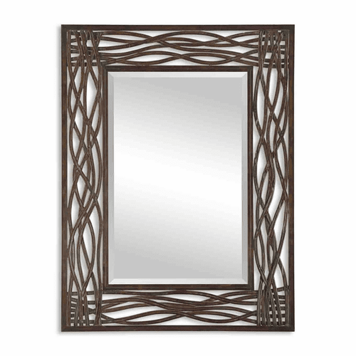 Uttermost Dorigrass Brown Metal Mirror - 13707