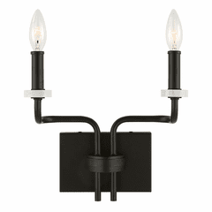 Uttermost Ebony Elegance 2-LT Sconce - 22551