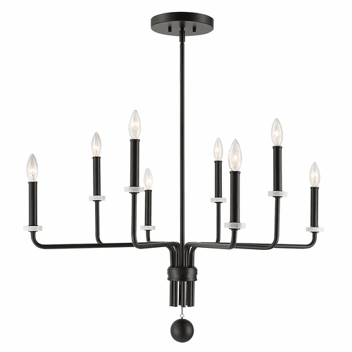 Uttermost Ebony Elegance 8-LT Chandelier - 21353