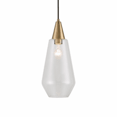 Uttermost Eichler 1-LT Mini Pendant - Antique Brass - 21559