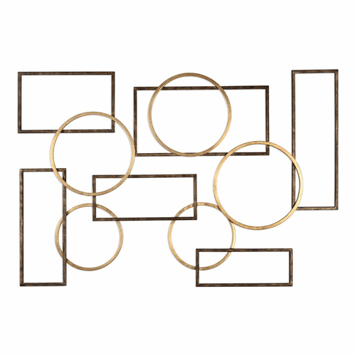 Uttermost Elias Bronze And Gold Wall Art - 04062