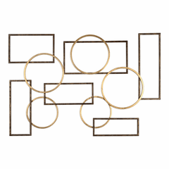 Uttermost Elias Bronze And Gold Wall Art - 04062