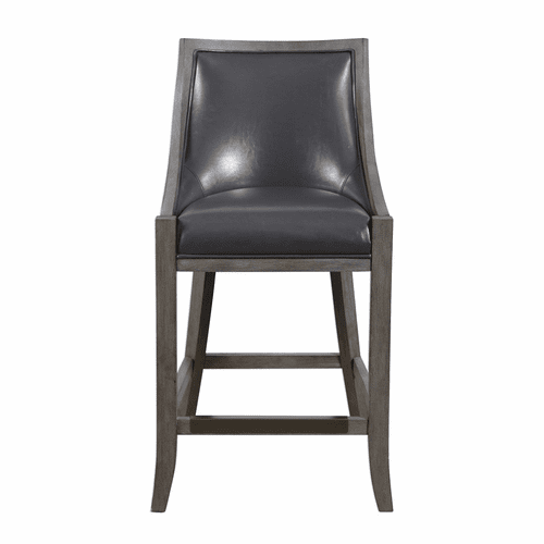Uttermost Elowen Leather Counter Stool - 23465