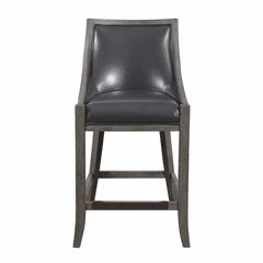 Uttermost Elowen Leather Counter Stool - 23465