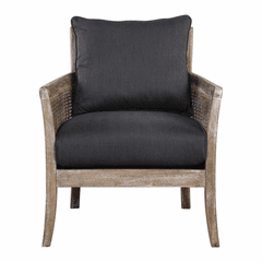 Uttermost Encore Dark Gray Armchair - 23366