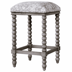 Uttermost Estes Faux Cow Hide Counter Stool - 23569