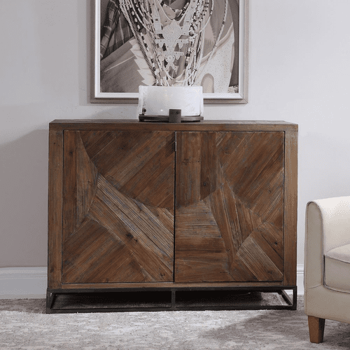 Uttermost Evros 2 Door Cabinet - Reclaimed Wood - 24932