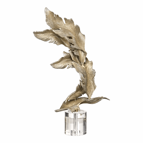 Uttermost Fall Leaves Champagne Sculpture - 17513
