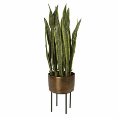 Uttermost Fasita Planter (2 Cartons) - Brass  - 60185