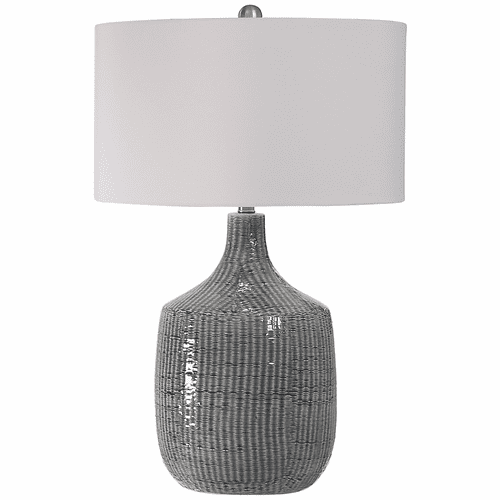 Uttermost Felipe Distressed Gray Table Lamp - 27920-1