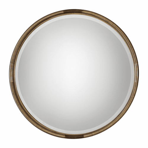 Uttermost Finnick Iron Coil Round Mirror - 09244