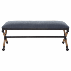 Uttermost Firth Bench - Navy - 23713