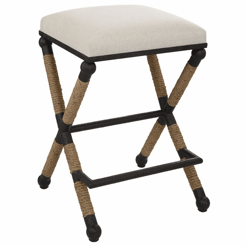 Uttermost Firth Counter Stool - Oatmeal - 23709