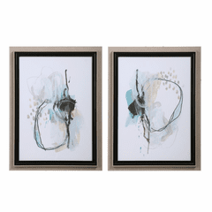 Uttermost Force Reaction Abstract Prints Set Of 2 - 33718 Uttermost Force Reaction Abstract Prints Set Of 2 - 33718