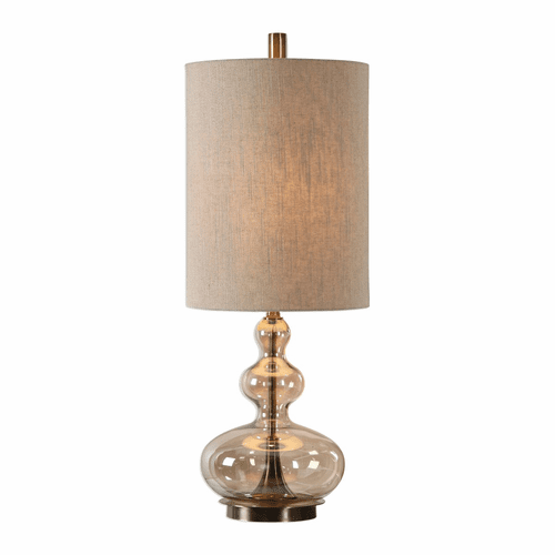 Uttermost Formoso Amber Glass Table Lamp - 29538-1