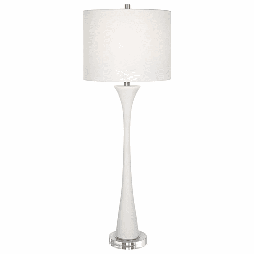 Uttermost Fountain White Marble Buffet Lamp - 30040