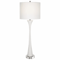 Uttermost Fountain White Marble Buffet Lamp - 30040 Uttermost Fountain White Marble Buffet Lamp - 30040