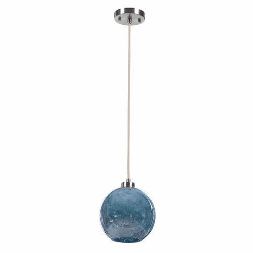 Uttermost Gemblue Mini Pendant - Brushed Nickel - 22198