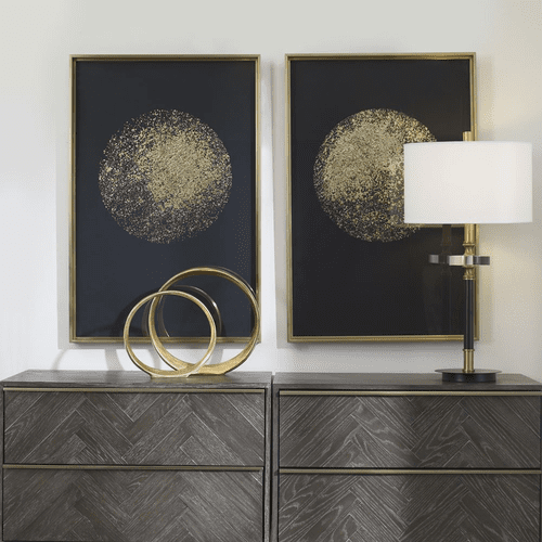 Uttermost Gold Rondure Framed Prints (Set Of 2) - 45098