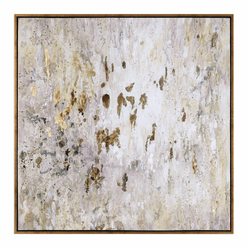 Uttermost Golden Raindrops Modern Abstract Art - 34362