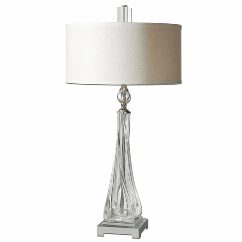 Uttermost Grancona Twisted Glass Table Lamp - 26294-1