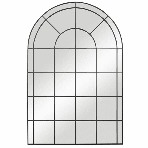 Uttermost Grantola Black Arch Iron Mirror - 09698