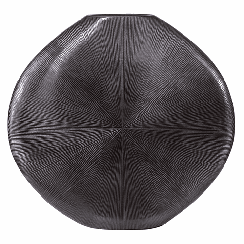 Uttermost Gretchen Vase - Black Nickel - 18001