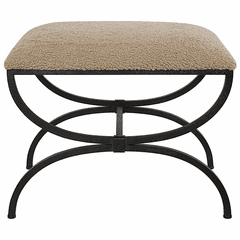 Uttermost Hacienda Small Plush Bench - Latte - 23699