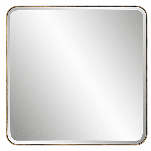 Uttermost Hampshire Square Mirror - Gold - 09794