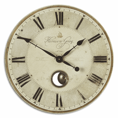 Uttermost Harrison Gray 23" Clock - 06032 Uttermost Harrison Gray 23" Clock - 06032