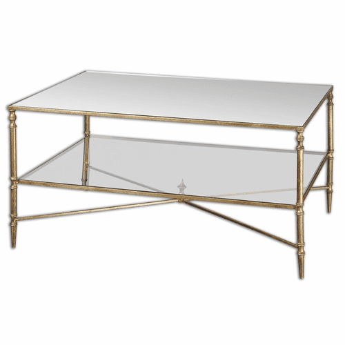Uttermost Henzler Mirrored Glass Coffee Table - 24276