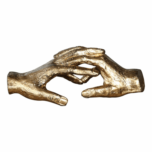 Uttermost Hold My Hand Gold Sculpture - 20121