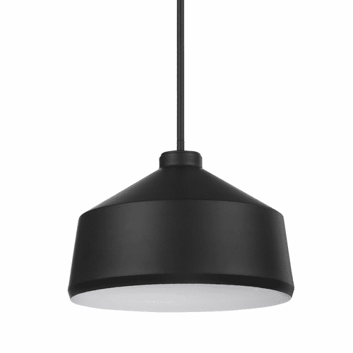 Uttermost Holgate 1 Light Pendant - Black - 22179